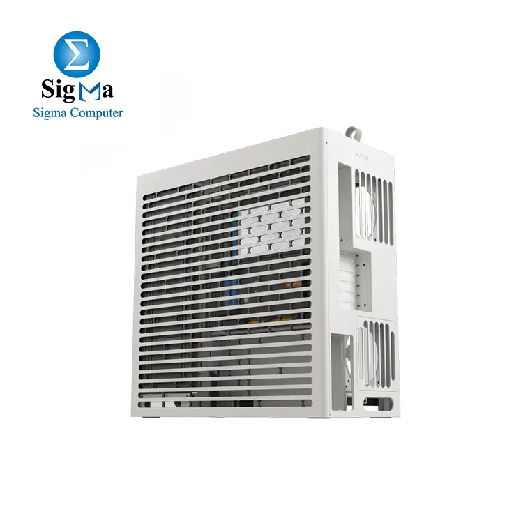 HAVN-HS 420 White CASE | AIR Cooling Up to 185mm | VGA Support Up to 480mm | Type-C Ready | GPU Holder