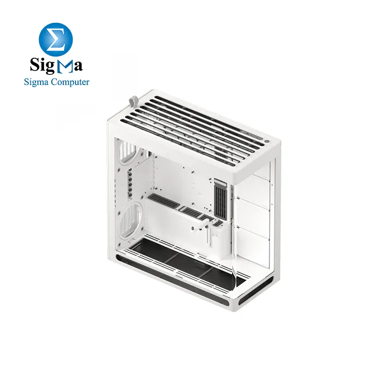 HAVN-HS 420 White CASE | AIR Cooling Up to 185mm | VGA Support Up to 480mm | Type-C Ready | GPU Holder