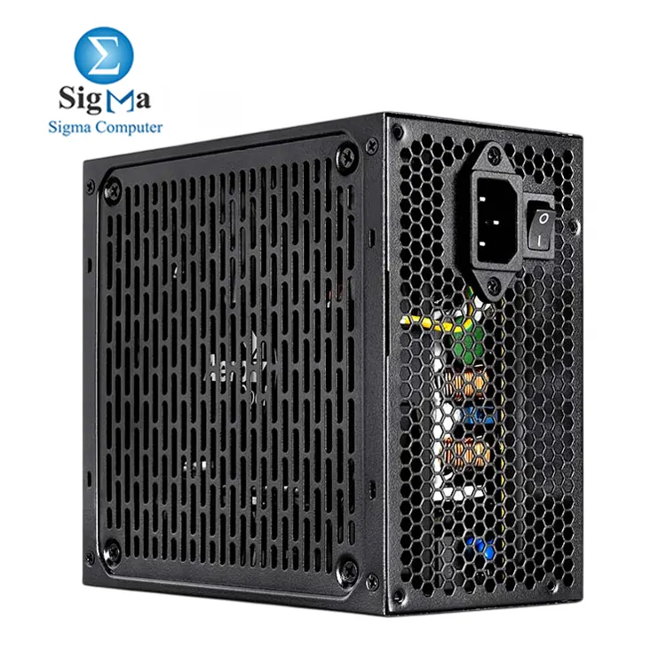 Aerocool LUX PRO 850W – 80Plus Bronze, ATX 3.0 & PCIe 5.0 ready, 105°C Japanese capacitor, FDB 14cm fan, semi-modular design.