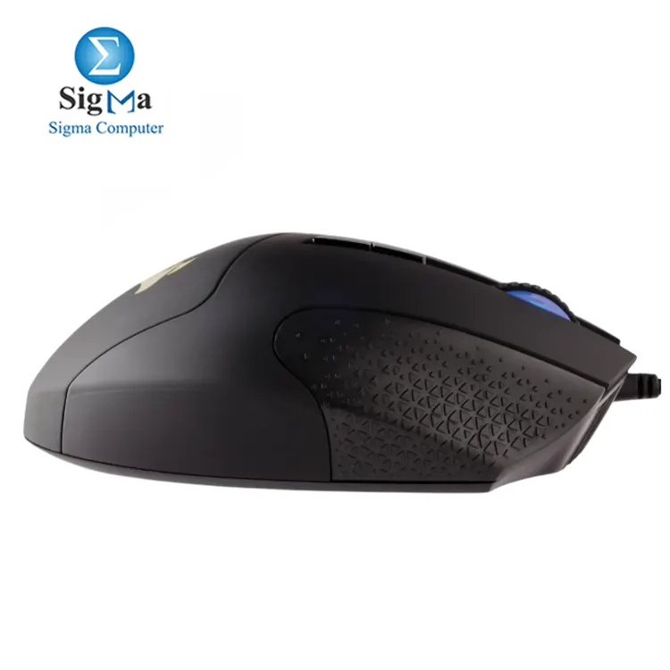 Corsair SCIMITAR RGB ELITE     MMO MOBA gaming mouse with 17 programmable buttons  18 000 DPI optical sensor  Key Slider     and 4-zone RGB lighting.
