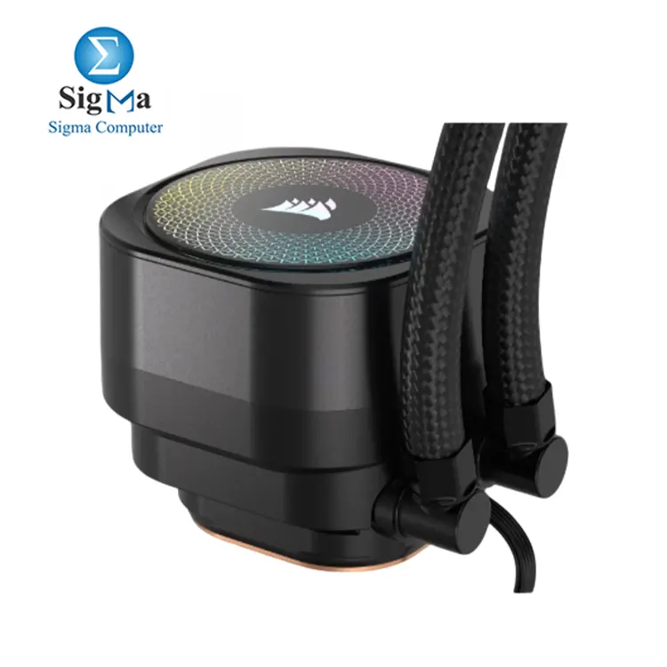 CORSAIR NAUTILUS 360 RS ARGB – 360mm liquid cooler with ARGB fans, copper cold plate, PWM control, low noise, and support for Intel LGA 1851/1700 & AMD AM5/AM4.