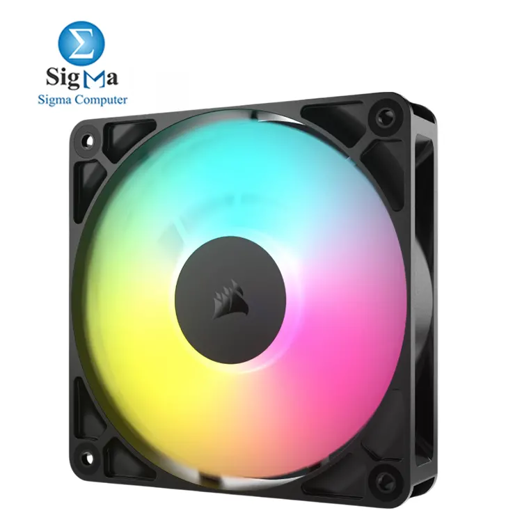 Corsair RS120 ARGB     120mm PWM fans with 8 ARGB LEDs  up to 2100 RPM  72.8 CFM airflow  Magnetic Dome bearing  and Zero RPM mode.