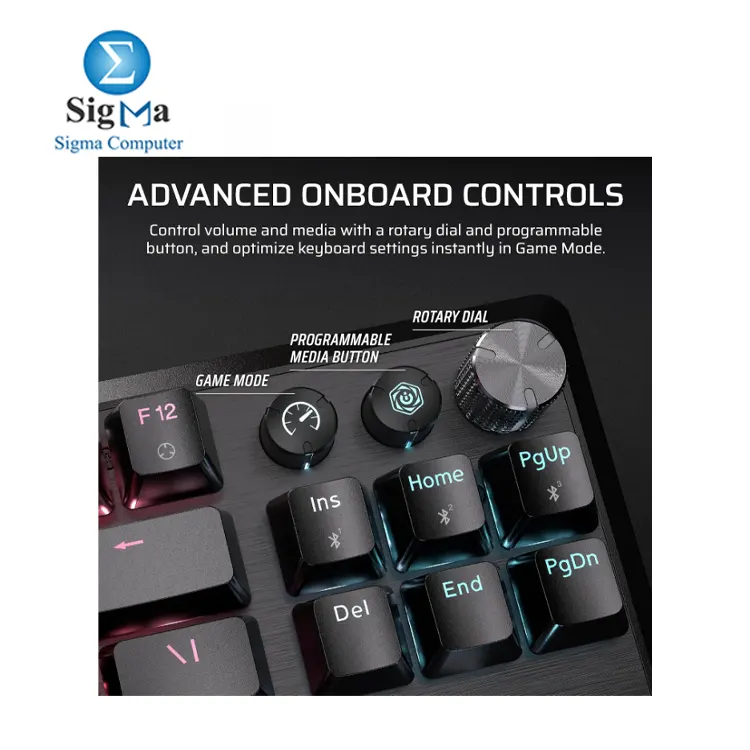 CORSAIR K70 CORE TKL WIRELESS     Tenkeyless mechanical keyboard with SLIPSTREAM wireless  MLX Red switches  up to 1 000h battery  wrist rest  and iCUE support.