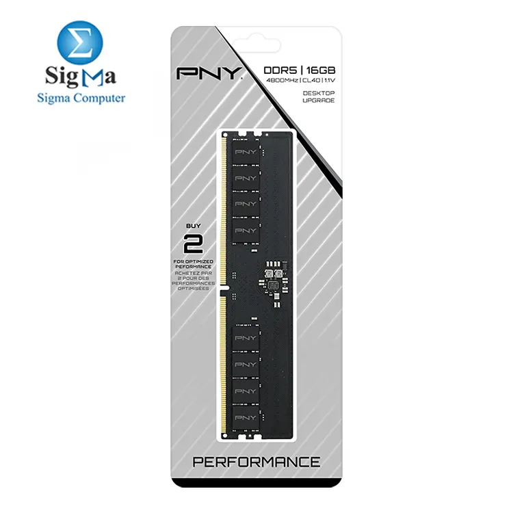 PNY MD16GSD54800-TB     16GB DDR5 4800MHz Desktop RAM  CL40  1.1V  Non-ECC