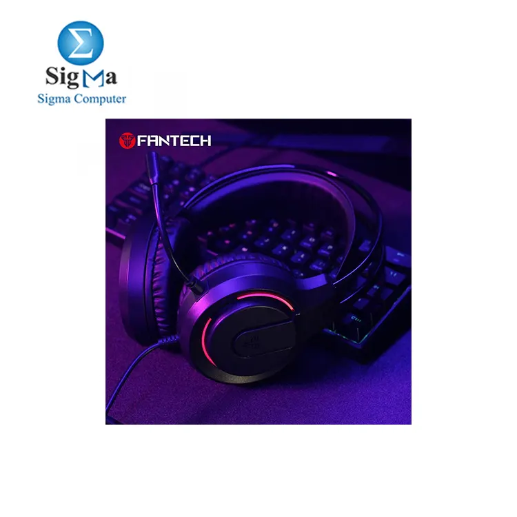 Fantech FLASH HQ53 delivers powerful 50mm drivers, flexible omni mic, and dual connectivity via USB & 3.5mm for PC, PS4, and Android.