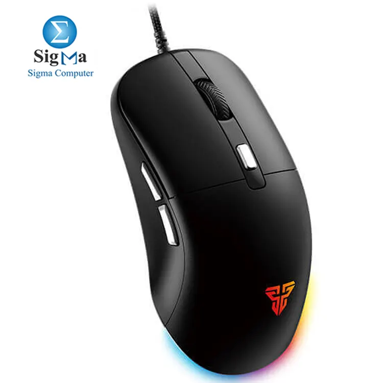 FANTECH KANATA VX9S - Gaming mouse with RGB lighting  adjustable 400-7200 DPI  60 IPS speed  20G acceleration  Huano 10 million switches  82g weight.