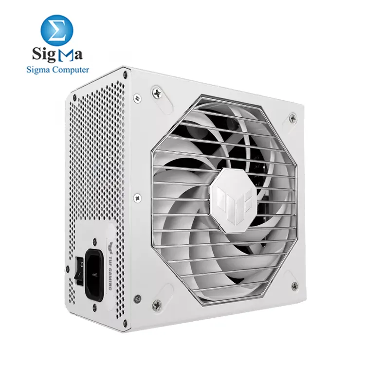ASUS TUF-GAMING-1000G-WHITE – 1000W 80+ Gold, ATX 3.1, PCIe 5.1 ready, fully modular, military-grade components, dual ball bearing fan