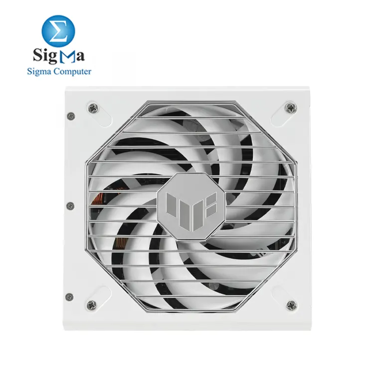 ASUS TUF-GAMING-1000G-WHITE – 1000W 80+ Gold, ATX 3.1, PCIe 5.1 ready, fully modular, military-grade components, dual ball bearing fan
