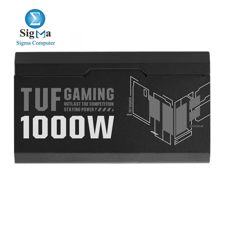 ASUS TUF Gaming 1000W Gold — 1000W, 80 Plus Gold, ATX 3.1, fully modular, dual ball bearing fan, military-grade components.