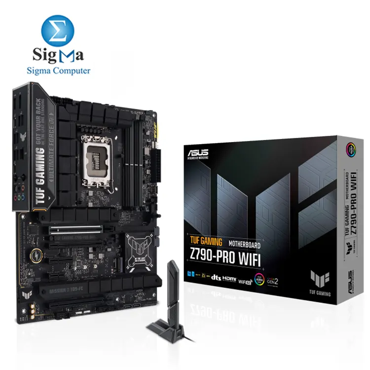 ASUS TUF Gaming Z790-PRO WiFi 6E LGA 1700(Intel 14th &13th&12th Gen) ATX Gaming Motherboard DDR5,PCIe 5.0X 16,Front Panel USB 20Gbps Type-C,Thunderbolt 4, Q-Antenna, 2.5Gb LAN,AI OVERCLOCKING ASUS TUF Gaming Z790-PRO WiFi 6E LGA 1700(Intel 14th &13th&12th Gen) ATX Gaming Motherboard DDR5,PCIe 5.0X 16,Front Panel USB 20Gbps Type-C,Thunderbolt 4, Q-Antenna, 2.5Gb LAN,AI OVERCLOCKING
