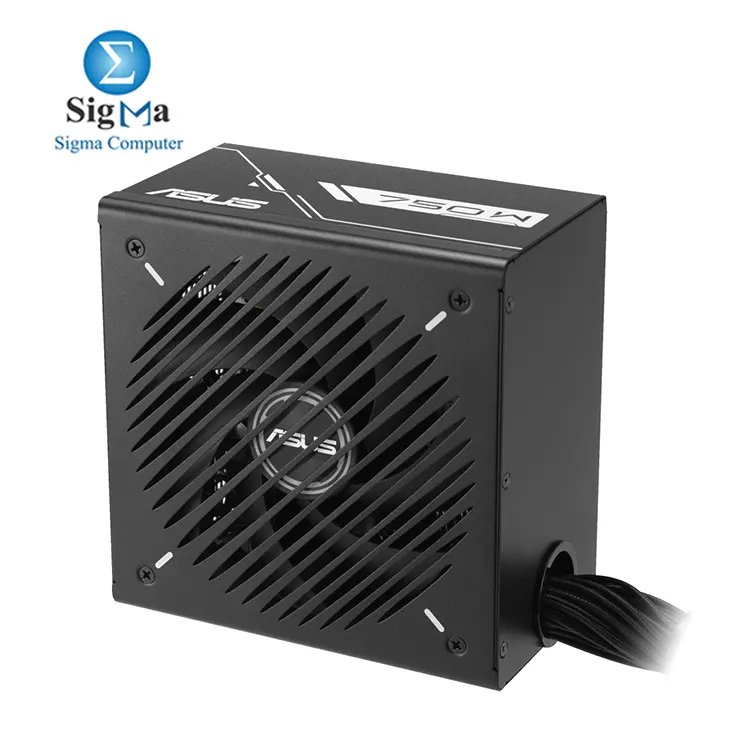 ASUS Prime 750W Bronze PSU Black – ATX, 80 Plus Bronze, Active PFC, 62.5A on +12V, 3x 6+2-pin GPU, 6x SATA, full protection features, dual ball bearing fan.