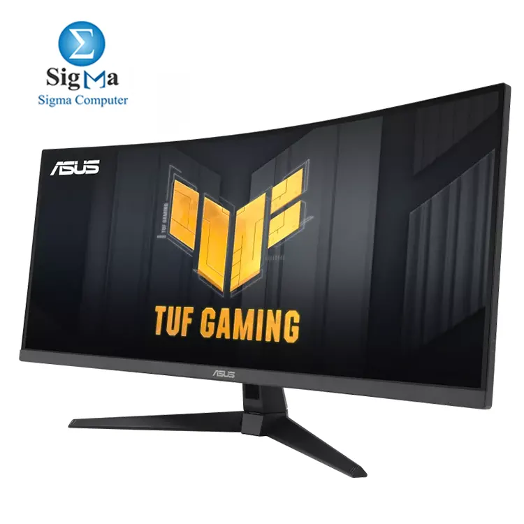 ASUS TUF Gaming VG34VQ3B – 34-Inch WQHD Curved VA, 180Hz, 1ms MPRT, FreeSync Premium, ELMB SYNC, HDR400, 90% DCI-P3, USB Hub, Built-in Speakers