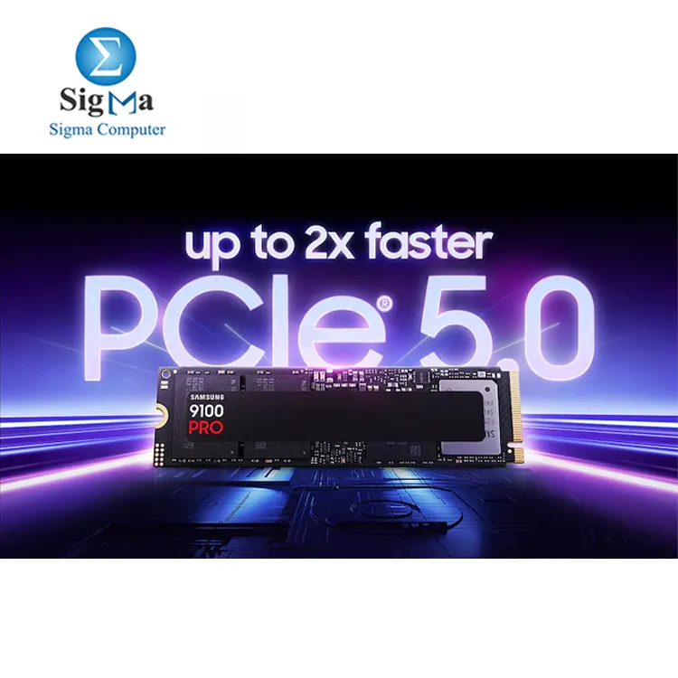 Samsung 9100 PRO 1TB     PCIe 5.0 NVMe SSD  up to 14 700MB s read   13 300MB s write  V-NAND TLC  1GB LPDDR4X cache  AES 256-bit encryption.