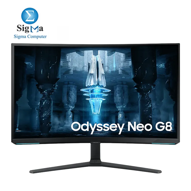 Samsung LS32BG850NMXUE – 32-Inch Curved UHD VA 240Hz, 1ms, Quantum Mini-LED, HDR2000, 95% DCI-P3, FreeSync Premium Pro, HDMI 2.1, DP 1.4, Adjustable Stand. Samsung LS32BG850NMXUE – 32-Inch Curved UHD VA 240Hz, 1ms, Quantum Mini-LED, HDR2000, 95% DCI-P3, FreeSync Premium Pro, HDMI 2.1, DP 1.4, Adjustable Stand.