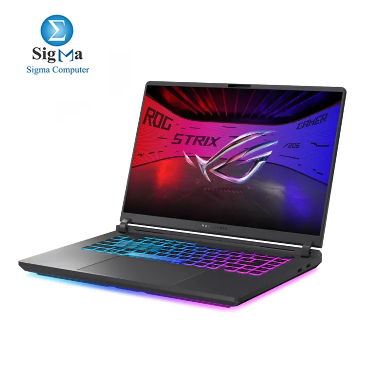 Asus ROG Strix G16 G615LR-GR132W Intel Core Ultra 9 275HX - NVIDIA RTX 5070 Ti 12GB - 32GB DDR5-5600MHz - 1TB M.2 NVME - 16-Inch WUXGA 165Hz IPS 100% sRGB - Windows 11