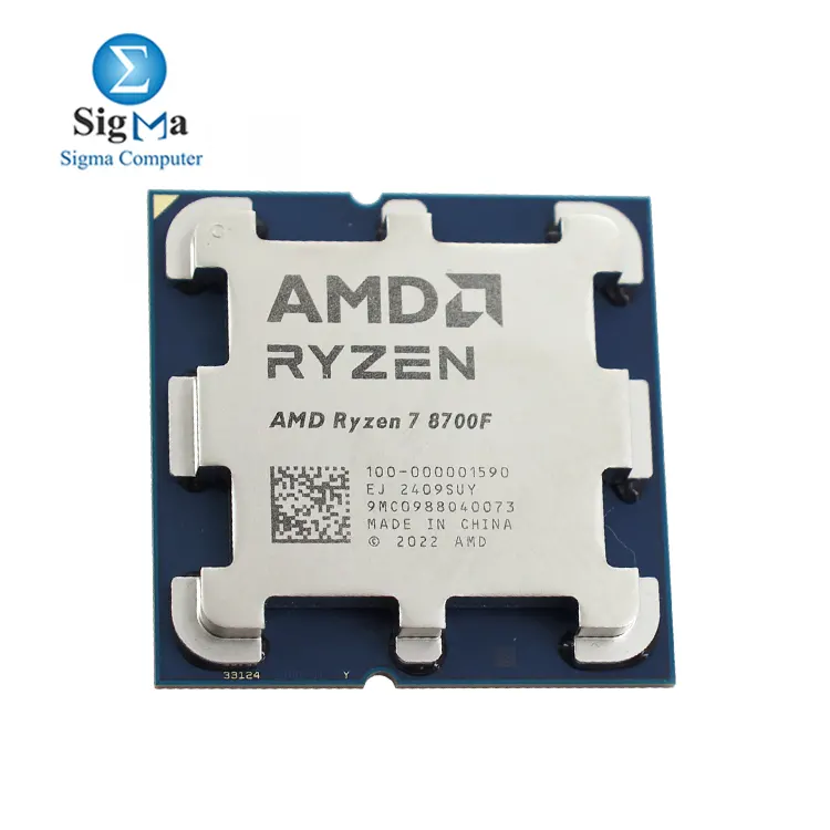 AMD Ryzen 7 8700F Tray – without cooler – 8 Cores, 16 Threads, up to 5.0GHz, 65W TDP, Zen 4, AM5, DDR5, PCIe 4.0, No iGPU, AMD Ryzen AI. AMD Ryzen 7 8700F Tray – without cooler – 8 Cores, 16 Threads, up to 5.0GHz, 65W TDP, Zen 4, AM5, DDR5, PCIe 4.0, No iGPU, AMD Ryzen AI.