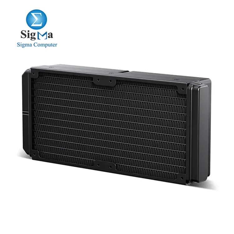Jonsbo TG-240 ARGB Black     240mm liquid cooler with dual 120mm PWM fans  aluminum radiator  2400 RPM pump