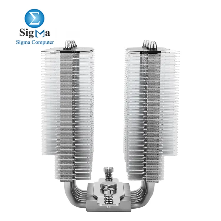 Thermalright Phantom Spirit 120 SE ARGB – Dual tower cooler with 7×6mm heatpipes, 154mm height, 120mm fan at 1500 RPM, 66.17 CFM, ARGB 3-Pin 5V, S-FDB bearing.