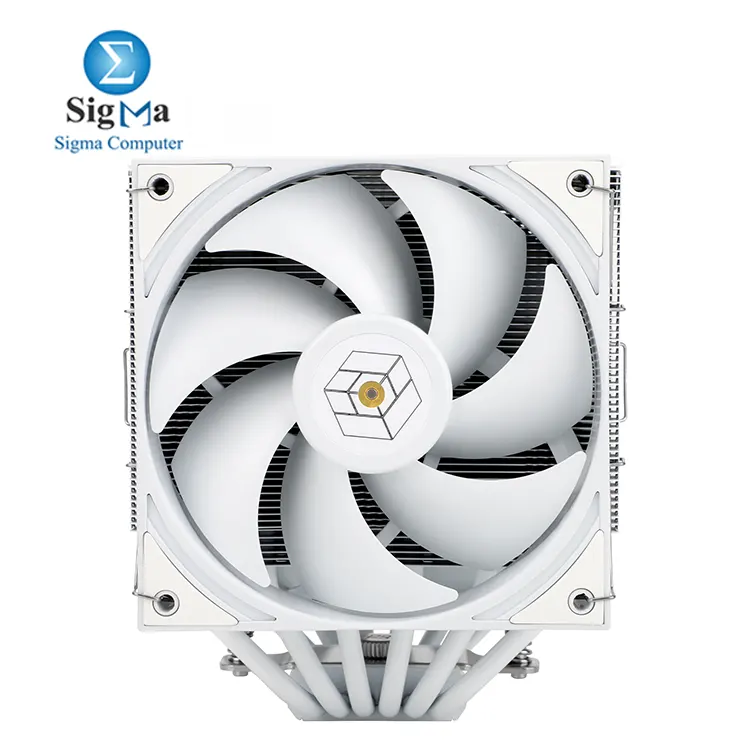Thermalright Royal Pretor 130 WHITE     Dual tower cooler with 6  6mm heatpipes  copper base  130mm   120mm PWM fans  81.88   80.45 CFM   S-FDB V2 bearings