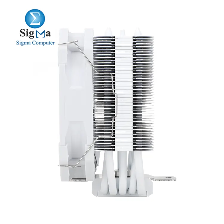 Thermalright Assassin King 120 Mini WHITE ARGB – 135mm height, 5×6mm heatpipes, 980g, 120mm fan (1500 RPM, 64.87 CFM, 25.6 dBA), ARGB, Intel & AMD support