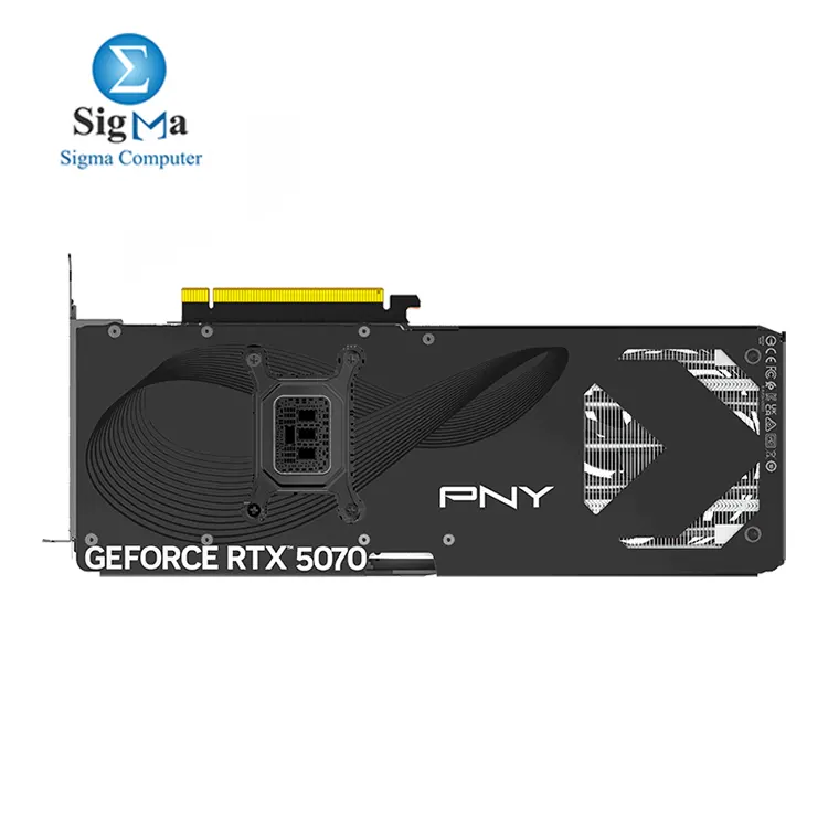 PNY GeForce RTX 5070 OC Triple Fan – Blackwell, 12GB GDDR7, 6144 CUDA cores, 2.16GHz base clock, 250W TDP, 3x DP, 1x HDMI, dual 8-pin