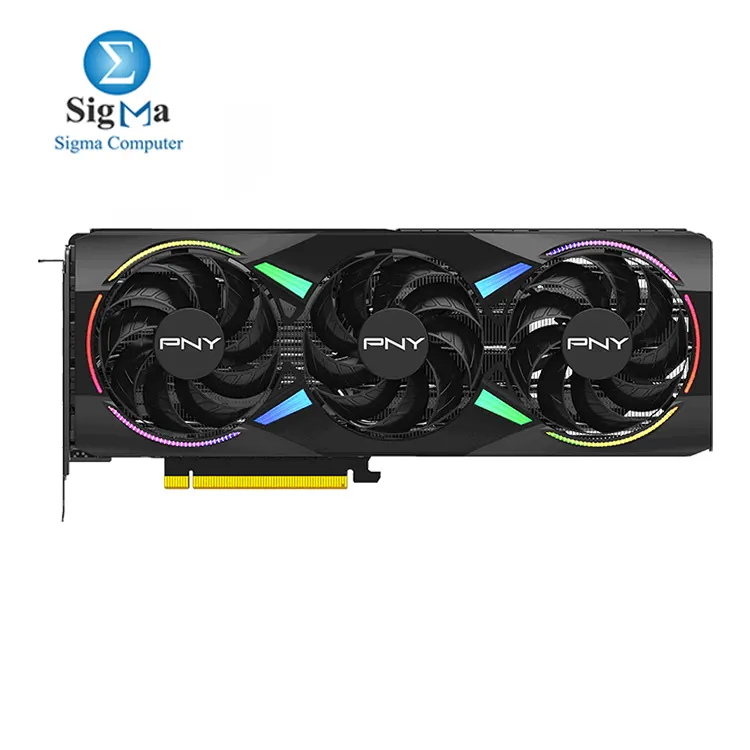 PNY GeForce RTX 5070 ARGB OC     Blackwell  12GB GDDR7  6144 CUDA Cores  2.16GHz  Triple Fan RGB  250W TDP  3x DP   1x HDMI  Dual 8-pin.