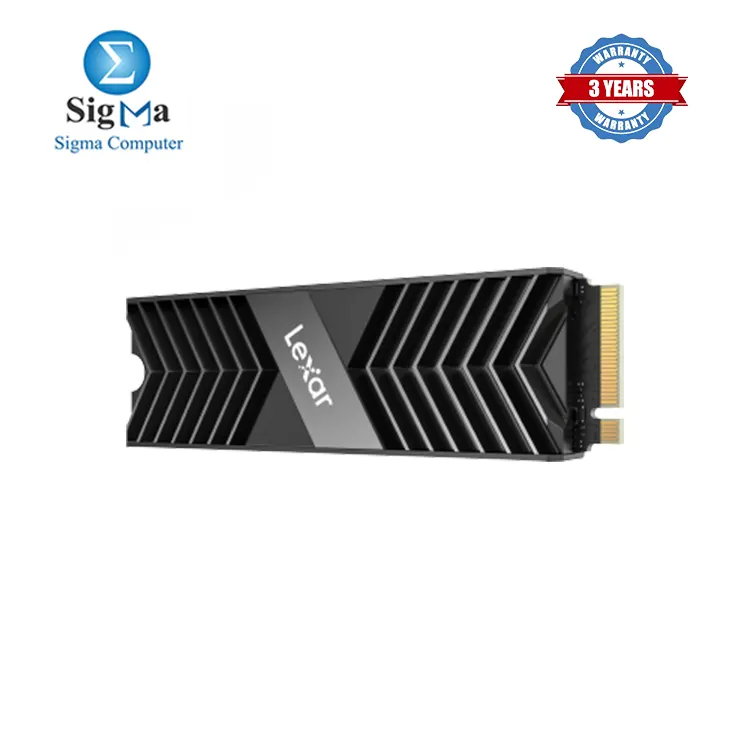Lexar NM800PRO 512GB  with Heatsink      PCIe Gen4x4 NVMe SSD  up to 7450 3500 MB s read write  M.2 2280  3D TLC NAND  500 TBW