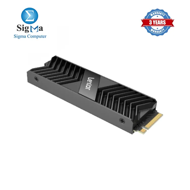 Lexar NM800PRO 512GB  with Heatsink      PCIe Gen4x4 NVMe SSD  up to 7450 3500 MB s read write  M.2 2280  3D TLC NAND  500 TBW