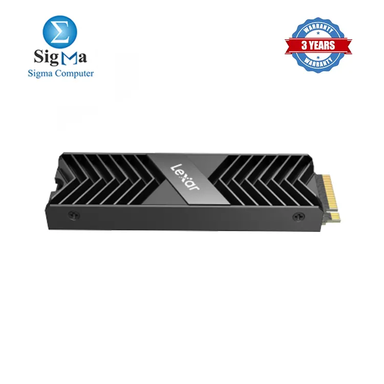 Lexar NM800PRO 512GB  with Heatsink      PCIe Gen4x4 NVMe SSD  up to 7450 3500 MB s read write  M.2 2280  3D TLC NAND  500 TBW