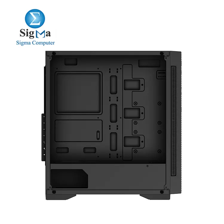 Deepcool MATREXX 55 MESH ADD-RGB 4F – Mid Tower case with mesh front, tempered glass side, 4 pre-installed fans (3 RGB), ATX support, 360mm radiator, 380mm GPU clearance.