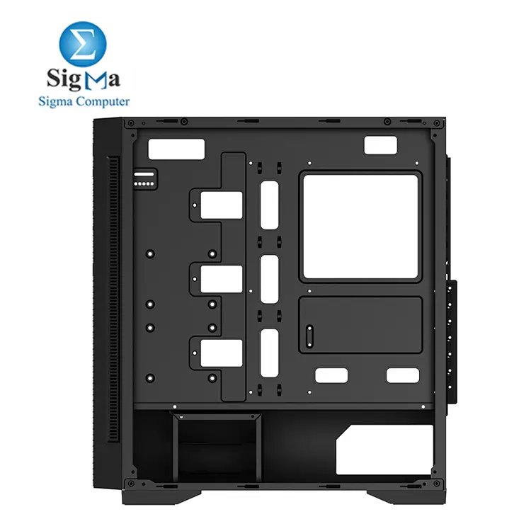Deepcool MATREXX 55 MESH ADD-RGB 4F – Mid Tower case with mesh front, tempered glass side, 4 pre-installed fans (3 RGB), ATX support, 360mm radiator, 380mm GPU clearance.