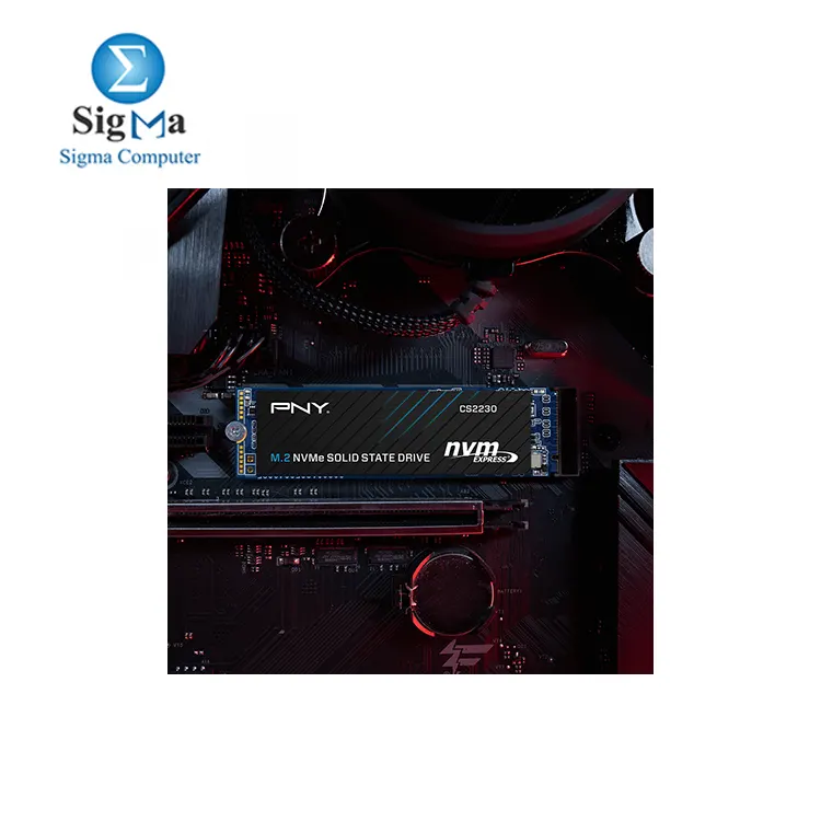 PNY CS2230 1TB M.2 NVMe SSD – PCIe Gen3 x4, up to 3,300 MB/s read, 2,600 MB/s write, 3D NAND, compact 2280 form factor