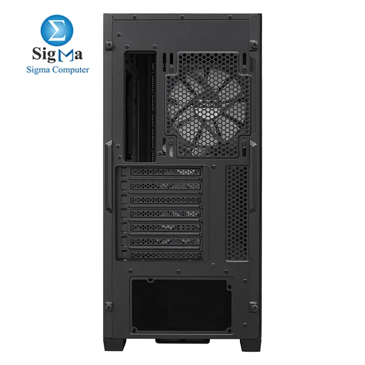Cougar UNIFACE RGB Black     Mid Tower case with E-ATX support  400mm GPU clearance  4 pre-installed ARGB fans  USB-C  tempered glass  and 420mm radiator support.