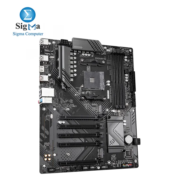 GIGABYTE B550 EAGLE     AM4  Ryzen 5000 4000G 3000 support  4x DDR4 128GB  2x M.2  PCIe 4.0  HDMI 2.1  Realtek LAN   Audio  USB 3.2 Gen2  ATX.