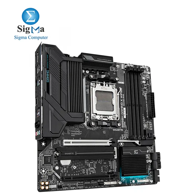 GIGABYTE B850M GAMING X WIFI6E     AM5  Ryzen 9000 8000 7000 support  DDR5 up to 8200MHz  PCIe 5.0  2   M.2  Wi-Fi 6E  2.5GbE LAN  mATX. 