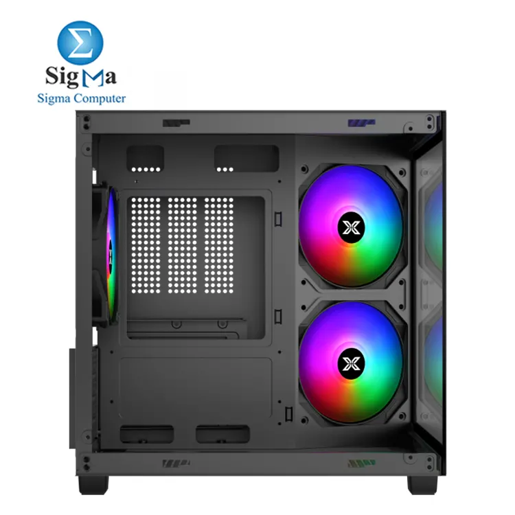 Xigmatek Aqua M Nano II     M-ATX case  supports 155mm CPU coolers  290mm GPUs  240mm radiator  up to 7 fans  ATX PSU  150mm   2 tempered glass panels  USB 3.0.
