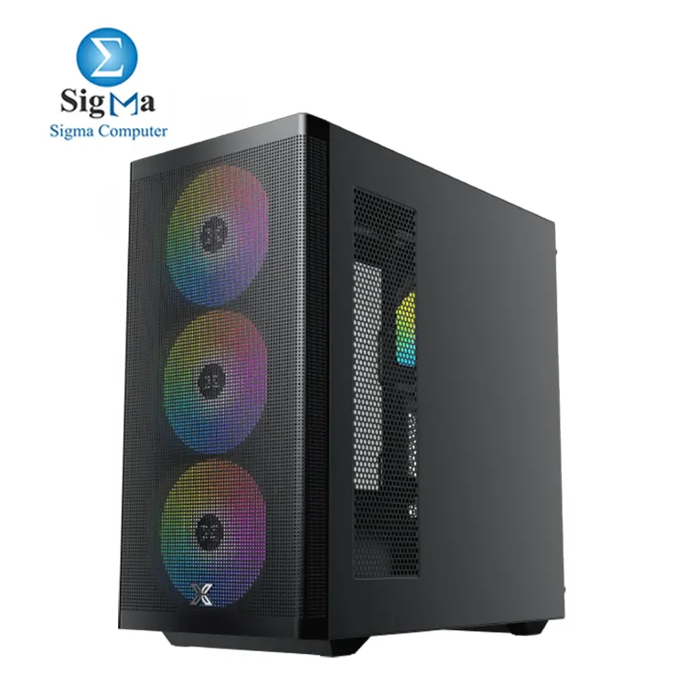 Xigmatek Osiris   Prime 750W     E-ATX case with 360mm radiator  400mm GPU  180mm CPU cooler  11-fan support  vertical GPU  paired with 750W 80  Gold PSU  62.5A  12V 