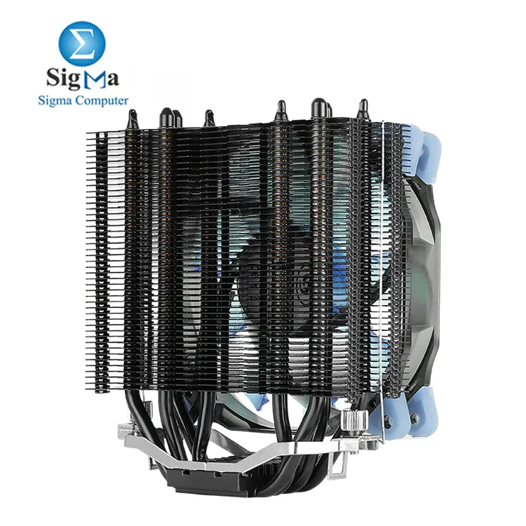 Aerocool Verkho 4 Dark     CPU air cooler with 4x6mm heat pipes  120mm PWM fan  145W TDP  and wide Intel AMD socket compatibility.